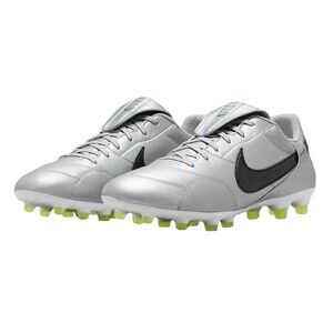 Men's Size 6 Nike Premier 3 Cleats Soccer Shoes 'Metallic Silver' AT5889 004